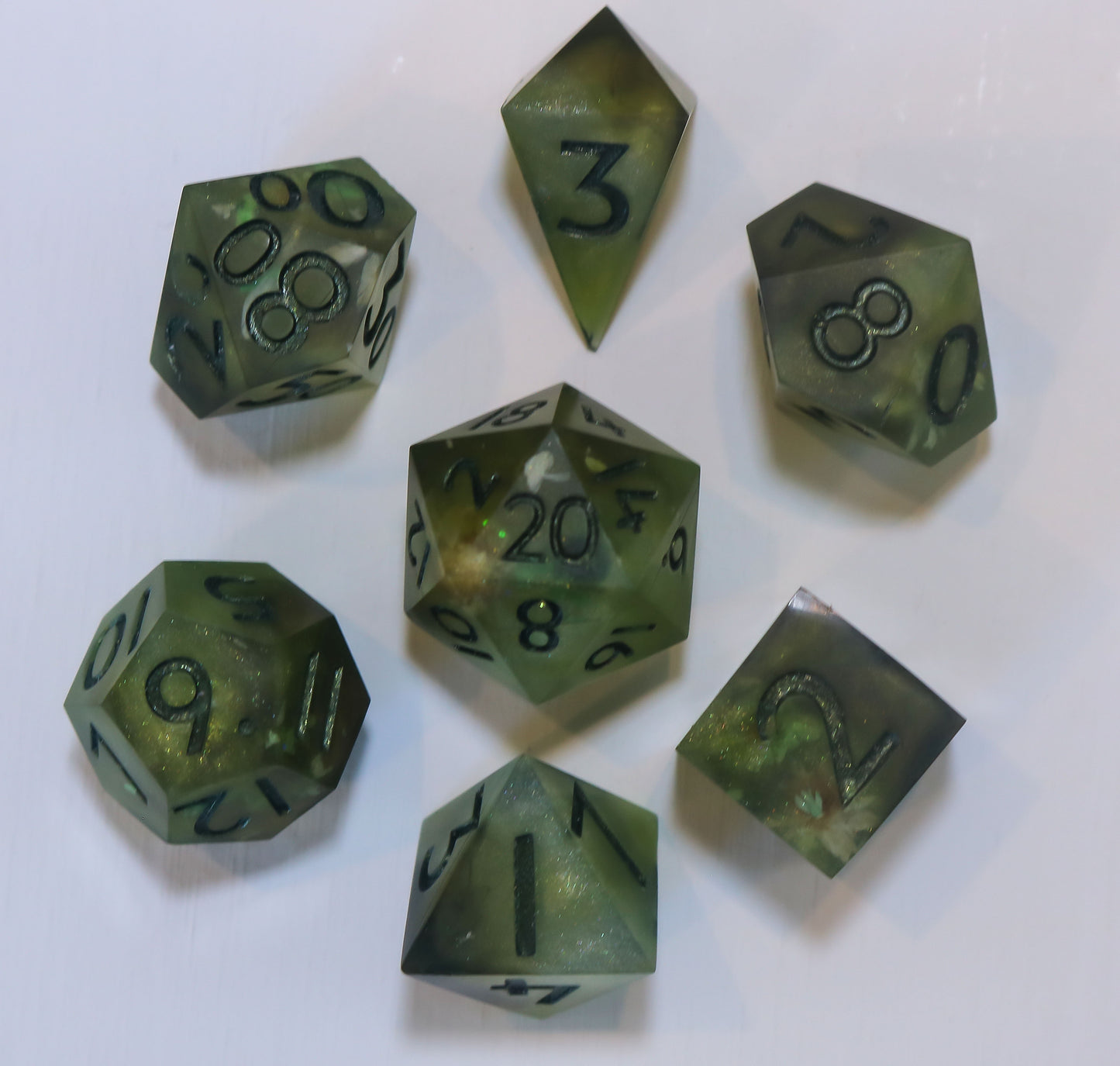 Forest Floor - Set of 7 Dice
