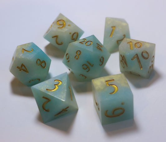Frostbitten Paladin - Set of 7 Dice