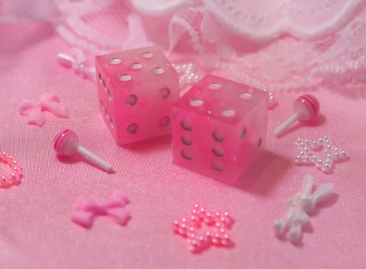 Pink Punch Pops - 2d6 Dice Set